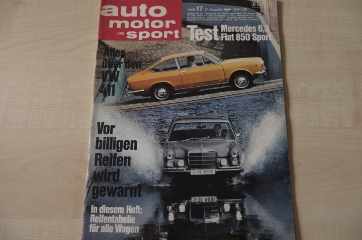 Deckblatt Auto Motor und Sport (17/1968)